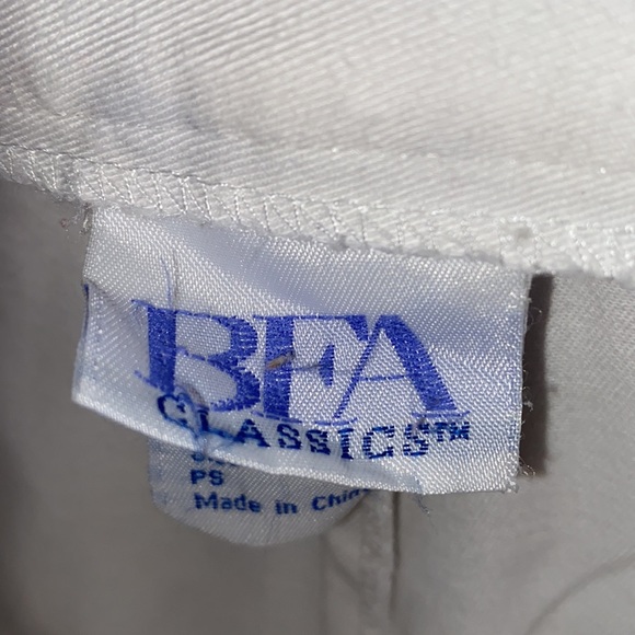 CROP COTTON WHITE BFA CLASSICS PANTS SZ 12PS - Picture 9 of 11